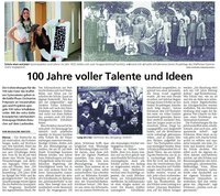 100-Jahr-Feier: Vorbereitungen