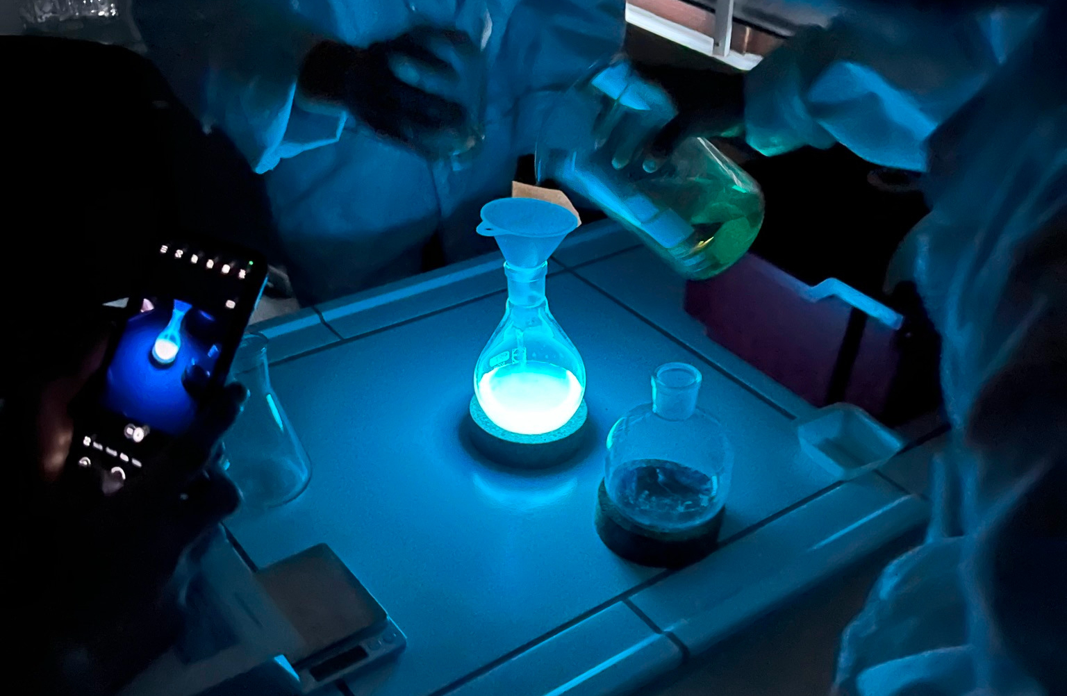 Geheimnisvolles Leuchten: Luminol