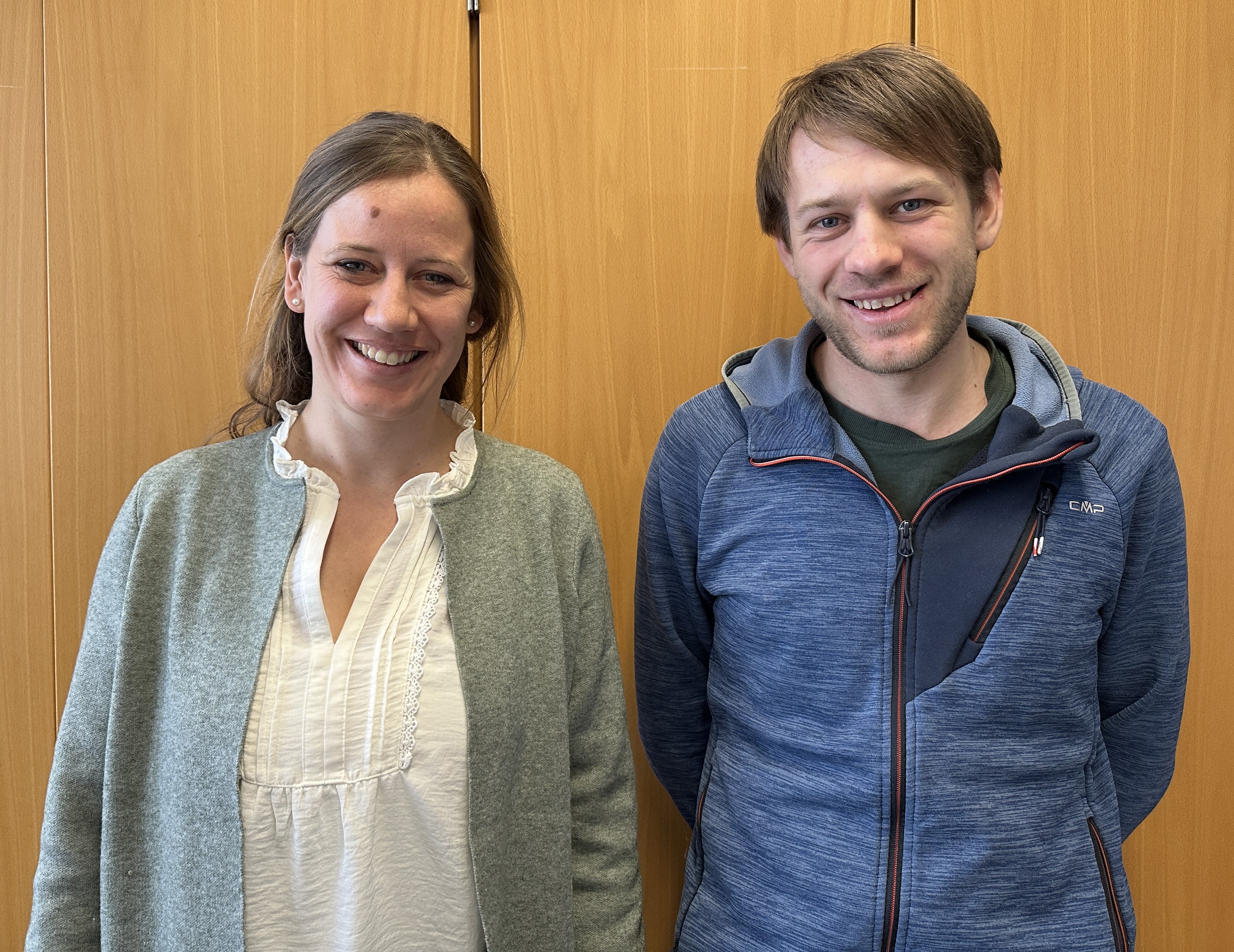 Schulsozialarbeit - Theresa Marzano und Daniel Illich.JPG